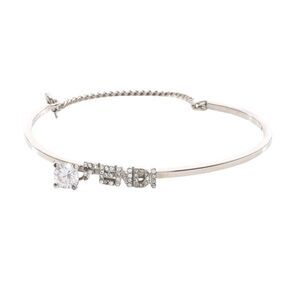 Fendi Logo Stainless Steel Bracelet